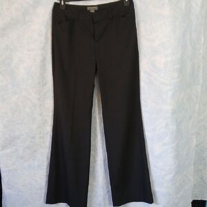 Banana Republic Womens Stretch Black Flare Leg Trousers SZ 6